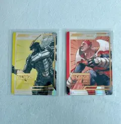 ヒロアカ 原画展 特典 コレクションカードセット　オールマイト　エンデヴァー