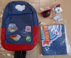 JALキッズワンショルダーリュック/日本航空/サングラスフェイスタオル他