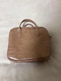 earth music & ecology ブラウンハンドバッグ