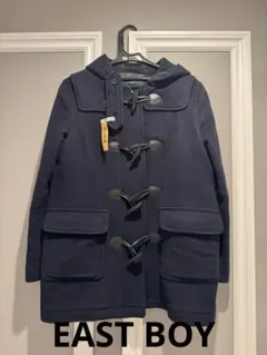 【美品】EASTBOY ダッフルコート Lサイズ ウール ダークネイビー EASTBOY 在庫限り20％off☆イーストボーイ スクールコート
