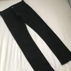 LIDNM リドム　ブラック スキニーパンツ