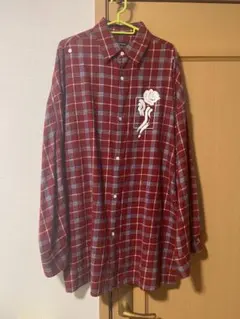 【ALMOSTBLACK】ビッグチェックシャツ 2サイズのサムネイル