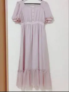 evelyn ピンク ワンピース 大人可愛い