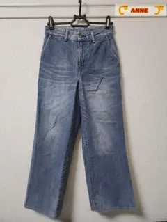 【低身長さん向け】45R おこめデニム シャルロットパンツ 股下60cm 0のサムネイル