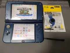 New 3DS LL 青 充電ケーブル付き