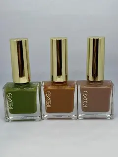エクセル　ネイルポリッシュ　3本セット