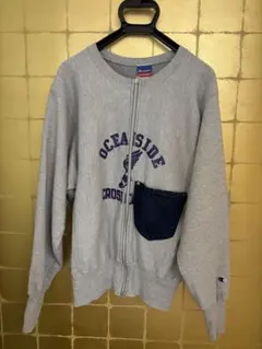 チャンピオン　REVERSE WEAVE メキシコ製 ジップスウェット M