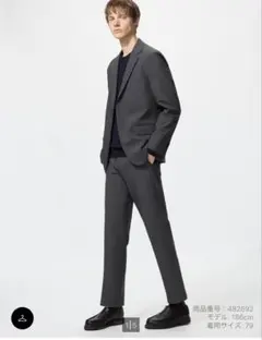 感動ジャケット、パンツ2枚、セットアップ