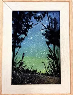 絵画　夜蒼　micchan作