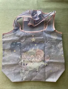 キラキラ エコバッグ 50周年 未使用 サンリオ リトルツインスターズ