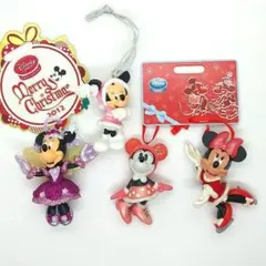 ミニーマウス オーナメント 4体セット