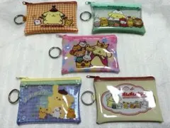 ポムポムプリン　リング付きポーチ　5種　未使用のサムネイル