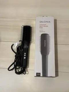 SALONIA ストレートヘアブラシ スリム SL-012BKS