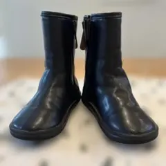 レザー ジッパーブーツ