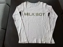MILKBOY 長袖カットソー ライトピンク ロゴプリントのサムネイル