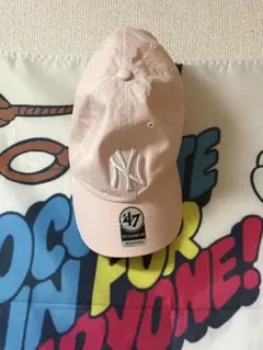 47 Brand NY ヤンキース キャップ ピンク