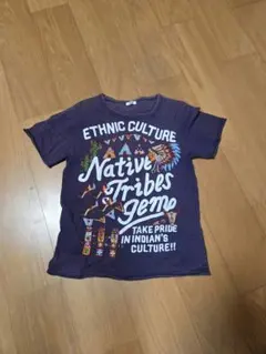rough 半袖Tシャツ パープル ETHNIC CULTUREのサムネイル