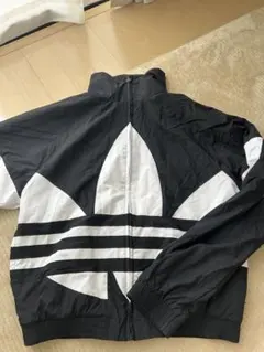 美品 90s adidas ナイロンジャケット 肩ロゴ Lサイズ 黒 - メルカリ
