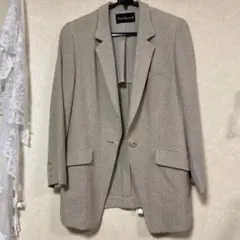 日本製　ANNE KLEIN II ヘリンボーンジャケット ベージュ