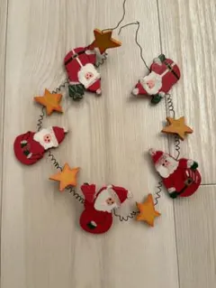 クリスマス木製ガーランド