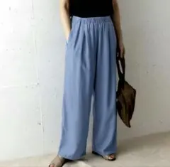 URBAN RESEARCH DOORS リヨセルデニムワイドイージーパンツ