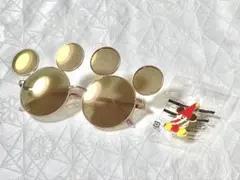 40周年ミッキーサングラス➕リルリンリンピンバッチ