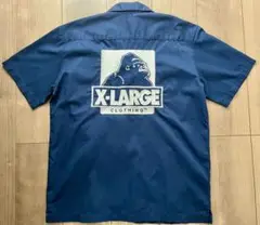X-LARGE ゴリラロゴ 半袖シャツ ボウリングシャツ Sサイズ