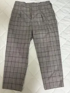 STUDIOUS チェック柄 スラックス パンツ 日本製のサムネイル
