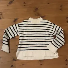プレミアムラムボーダークルーネックセーター Lサイズ 他セーター2つオマケ