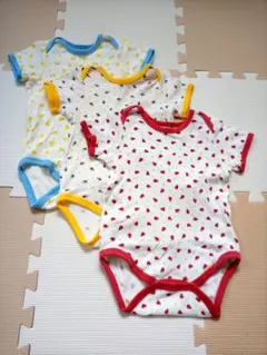 西松屋　半袖ロンパース　80サイズ　3枚セット