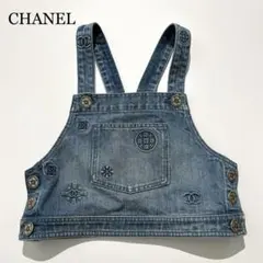【未使用級】CHANEL ビスチェ デニム アイコン ココマーク 36のサムネイル