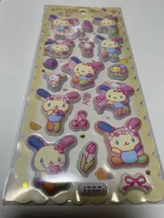 ウサハナ マシュマロシール 正規品 サンリオ クラックス