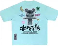 2NDARCHIVE Tシャツ 韓国ファッション ベアー ミント リフレクター