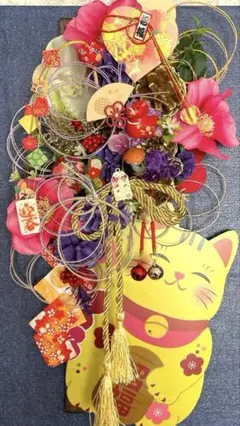 猫の形 しめ飾り‼️ふみ様専用‼️