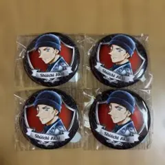 名探偵コナンキャラクター缶バッジ4個セット