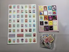 切手風シール3点セット　平成レトロ