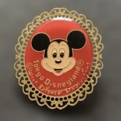 東京ディズニーランド　ミッキーマウス ビンテージブローチ