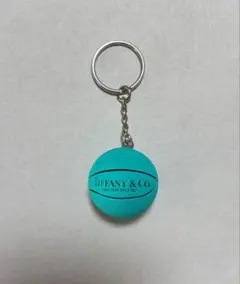 バスケットボールキーホルダー　ブルー　1個