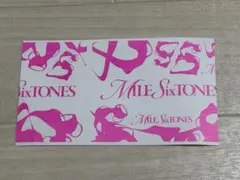 MILE SixTONES使用済み半券ピンクチケット