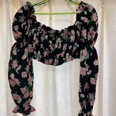 H&Mショート丈トップス