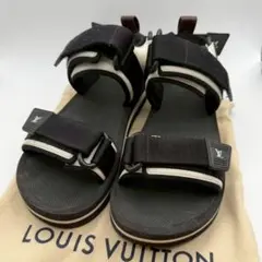 美品 LOUIS VUITTON サンダル ロゴ レディース 35 22.5 - メルカリ