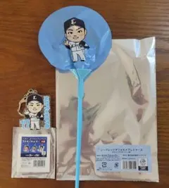 埼玉西武ライオンズ デフォルメプレイヤーズ バルーン、ラメキーホルダー 松本選手