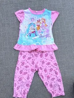 プリキュア　パジャマ 120 上下セット　女の子のサムネイル