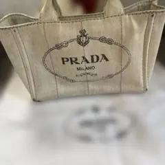 【最終お値下げ】PRADA カナパS BIANCO
