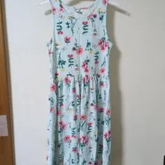 H&M 花柄ノースリーブワンピース 100cm~