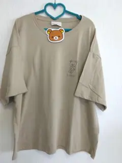4L★Rilakkuma リラックマ 半袖 Tシャツ カットソー　ベージュのサムネイル