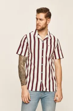 TOMMY JEANS ストライプシャツ L