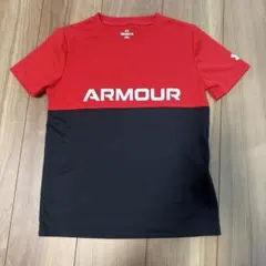 UNDER ARMOUR キッズ Tシャツ 140cm レッド ブラック