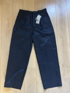 nano universe 黒 ワイドパンツ