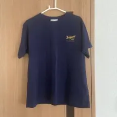 Discoat Avignon ロゴ刺繍 Tシャツ ネイビー